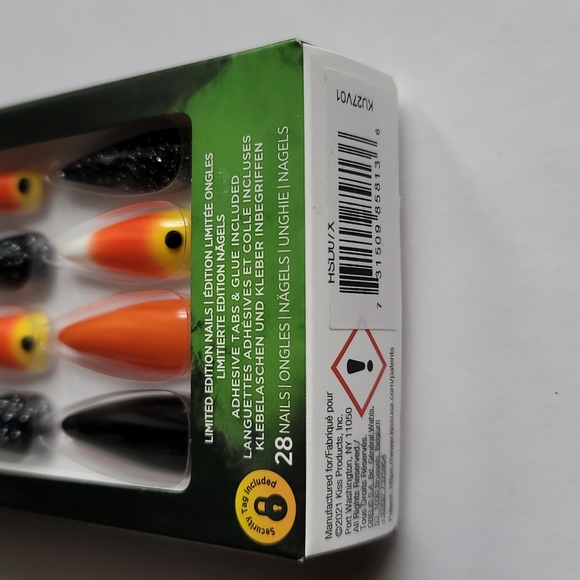 New KISS Stiletto XL Glue on Nails Halloween - Picture 6 of 6